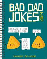 Book Cover for Bad Dad Jokes 2024 6.5 X 8.5 Engagement Calendar by Willow Creek Press