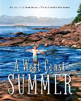 Book Cover for A West Coast Summer by Caroline Woodward