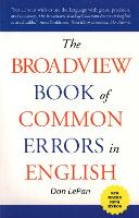 Book Cover for The Broadview Book of Common Errors in English by Don LePan