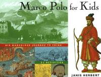 Book Cover for Marco Polo for Kids by Janis Herbert