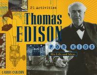 Book Cover for Thomas Edison for Kids by Laurie Carlson