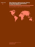 Book Cover for Common Agricultural Policy of the European Community by International Monetary Fund