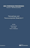 Book Cover for Nanophase and Nanocomposite Materials II: Volume 457 by Sridhar Pennsylvania State University Komarneni