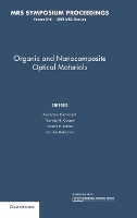 Book Cover for Organic and Nanocomposite Optical Materials: Volume 846 by Alexander State University of New York, Buffalo Cartwright