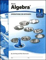 Book Cover for Key to Algebra, Book 1: Operations on Integers by McGraw Hill