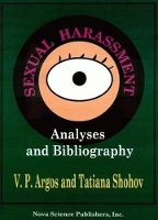 Book Cover for Sexual Harassment by Nova Science Publishers Inc