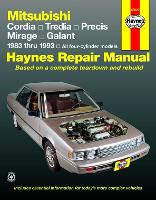 Book Cover for Mitsubishi Cordia, Tredia, Galant, Precis & Mirage (1983-1993) Haynes Repair Manual (USA) by Haynes Publishing