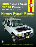 Book Cover for Isuzu Rodeo, Amigo & Honda Passport (89 - 02) by Haynes Publishing