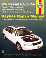 Book Cover for Volkswagen VW Passat (1998-2005) & Audi A4 1.8L turbo & 2.8L V6 (1996-2001) Haynes Repair Manual (USA) by Haynes Publishing