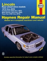 Book Cover for Lincoln RWD covering Continental (70-87) Mark Series (70-92) Town Car (81-10) Haynes Repair Manual (USA) by Haynes Publishing