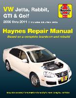 Book Cover for Volkswagen VW Jetta, Rabbit, GTI & Golf covering New Jetta (05), Jetta (06-11), GLI (06-09), Rabbit (06-09), GTI 2.0L (06), GTI (07-11) & Golf (10-11) Haynes Repair Manual (USA) by Haynes Publishing