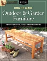 Book Cover for How to Make Outdoor & Garden Furniture by Randy Johnson