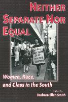 Book Cover for Neither Separate Nor Equal by Barbara Smith