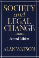 Book Cover for Society And Legal Change 2Nd Ed by Alan Watson