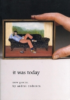 Book Cover for it was today by Andrei Codrescu