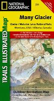 Book Cover for Many Glacier, Glacier National Park by National Geographic Maps