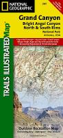 Book Cover for Grand Canyon, Bright Angel Canyon/north & South Rims by National Geographic Maps