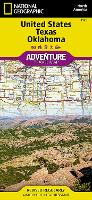 Book Cover for United States, Texas And Oklahoma Adventure Map by National Geographic Maps