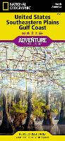 Book Cover for United States, Southeastern Plains And Gulf Coast Adventure Map by National Geographic Maps