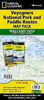 Book Cover for Voyageurs National Park And Paddle Routes [map Pack Bundle] by National Geographic Maps