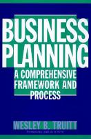 Book Cover for Business Planning by Wesley B Truitt