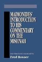 Book Cover for Maimonides' Introduction to His Commentary on the Mishnah by Moses Maimonides