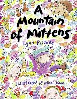 Book Cover for A Mountain of Mittens by Lynn Plourde