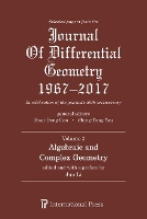 Book Cover for Selected Papers from the Journal of Differential Geometry 1967-2017, Volume 2 by Simon Donaldson