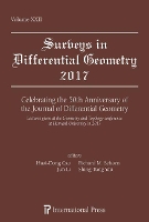 Book Cover for Celebrating the 50th Anniversary of the Journal of Differential Geometry by Huai-Dong Cao