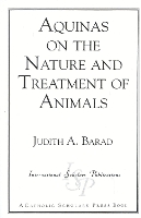 Book Cover for Aquinas on the Nature and Treatment of Animals by Judith A Barad