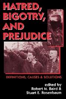 Book Cover for Hatred, Bigotry, and Prejudice by Robert M. Baird