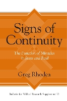 Book Cover for Signs of Continuity by Greg Rhodea