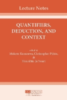 Book Cover for Quantifiers, Deduction, and Context by Makoto Chiba University, Japan Kanazawa