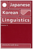 Book Cover for Japanese/Korean Linguistics, Volume 11 by Patricia Clancy