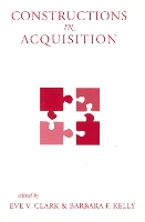 Book Cover for Constructions in Acquisition by Eve V Clark