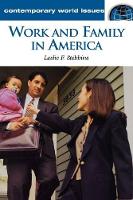 Book Cover for Work and Family in America by Leslie Stebbins