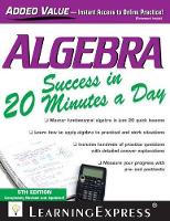 Book Cover for Algebra Success in 20 Minutes a Day by LearningExpress LLC