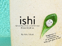 Book Cover for Ishi Postcards by Akiko Yabuki