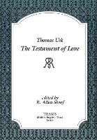 Book Cover for The Testament of Love by Thomas Usk