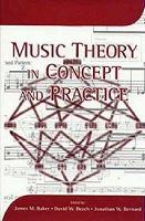 Book Cover for Music Theory in Concept and Practice by Ann K McNamee