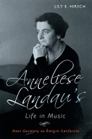 Book Cover for Anneliese Landau's Life in Music by Lily Royalty Account Hirsch