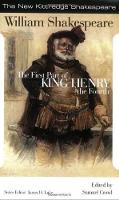 Book Cover for The First Part of King Henry the Fourth by William Shakespeare