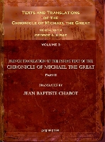 Book Cover for Texts and Translations of the Chronicle of Michael the Great (vol 3) by JeanBaptiste Chabot