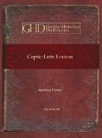 Book Cover for Coptic-Latin Lexicon by Amedeus Peyron