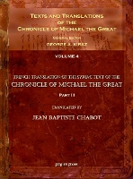 Book Cover for Texts and Translations of the Chronicle of Michael the Great (vol 4) by JeanBaptiste Chabot