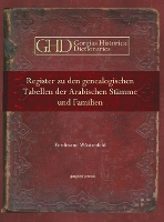 Book Cover for Register zu den genealogischen Tabellen der Arabischen Stämme und Familien by Ferdinand Wüstenfeld