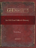 Book Cover for An Old Zand-Pahlavi Glossary by Martin Haug