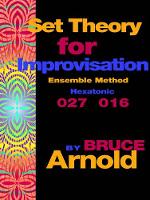 Book Cover for Set Theory for Improvisation Ensemble Method by Bruce, E Arnold