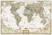 Book Cover for World Executive, Poster Size, Tubed by National Geographic Maps