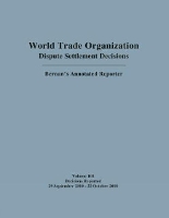 Book Cover for World Trade Organization Dispute Settlement Decisions: Bernan's Annotated Reporter by Mark Nguyen